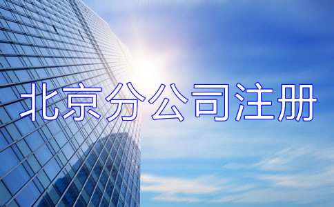 北京分公司注冊材料
